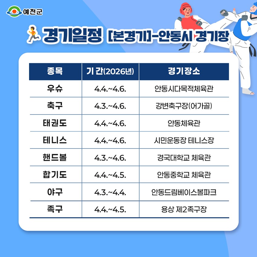 7.『제64회 경북도민체육대회 』개최 안내